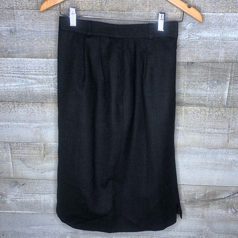 COPY - Evan Picone vintage 100% wool straight pencil skirt career office